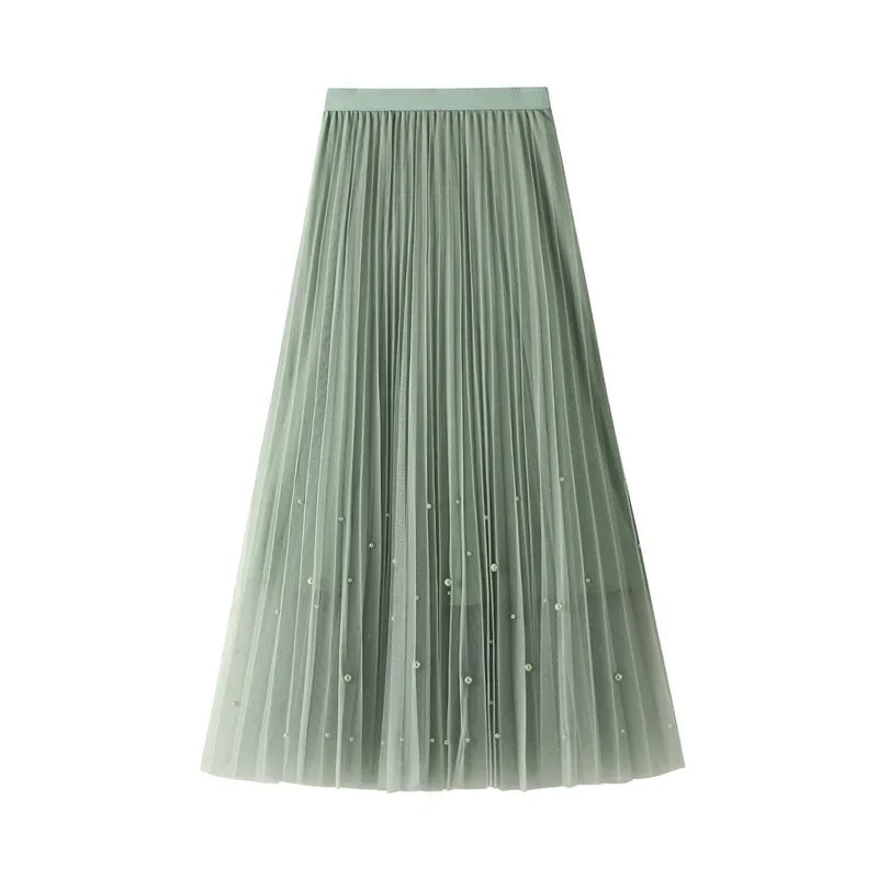 Y2k Skirt Fashion Clothes Vintage Long Skirt