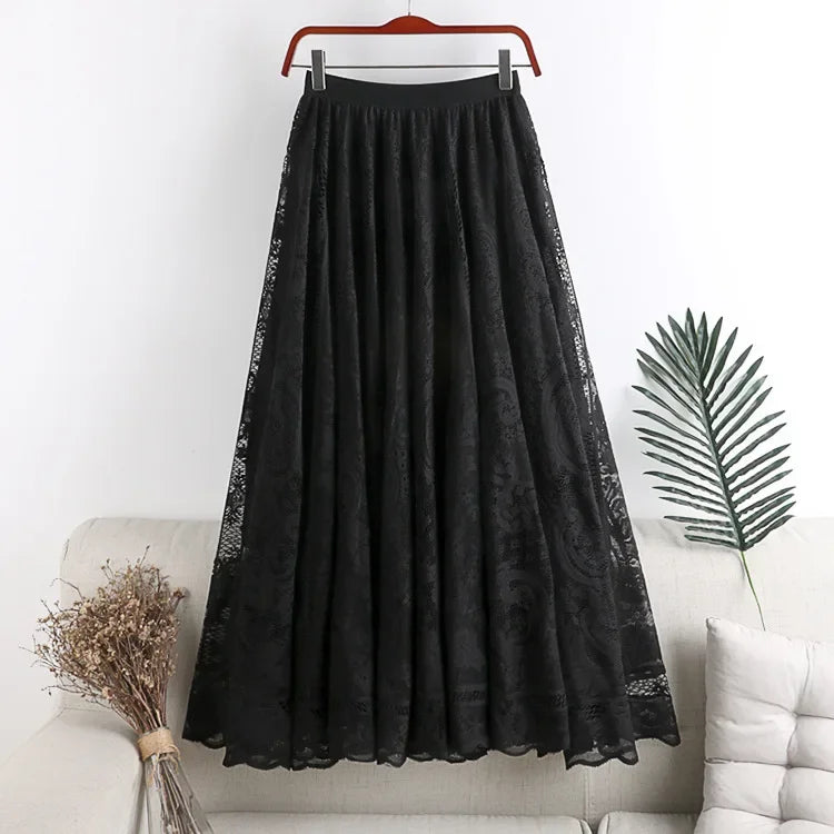 Y2k Skirt Fashion Clothes Vintage Long Skirt