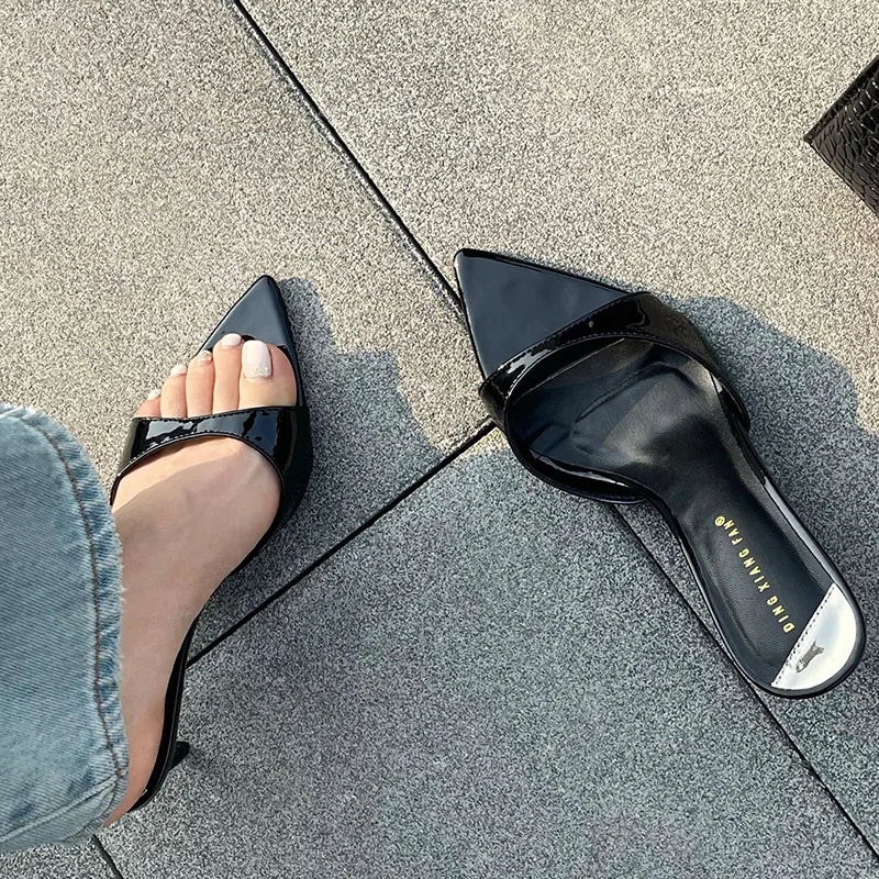 Female Red Footwear Heels Shoes