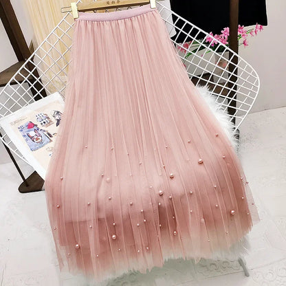 Y2k Skirt Fashion Clothes Vintage Long Skirt