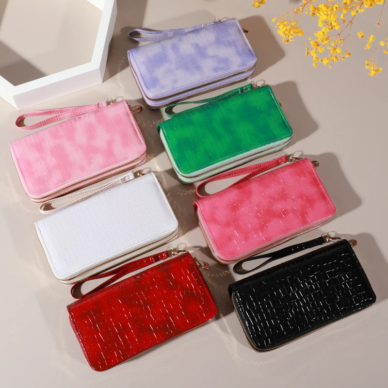 Chic Vintage Double Layer Clutch Wallet
