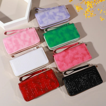 Chic Vintage Double Layer Clutch Wallet
