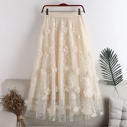 Y2k Skirt Fashion Clothes Vintage Long Skirt