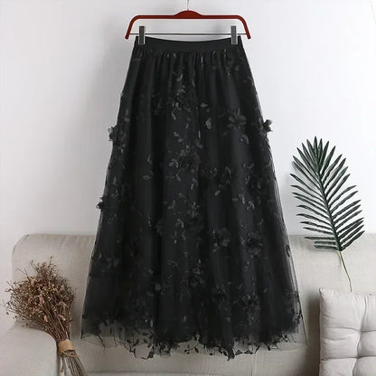 Y2k Skirt Fashion Clothes Vintage Long Skirt