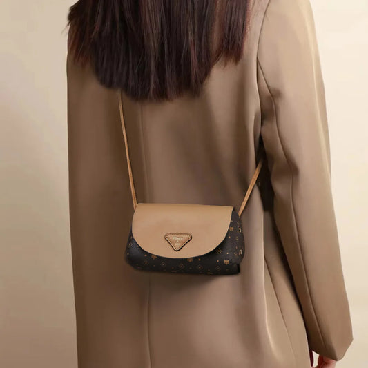 Leather Shoulder Small Flap Bag for Women