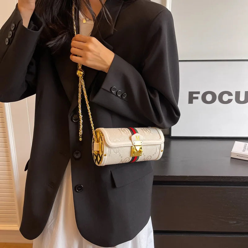 Fashion Cylinder Girls Shoulder Bag