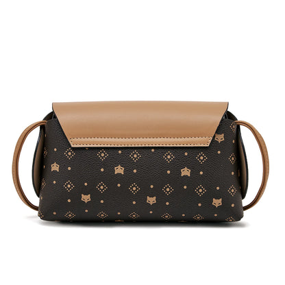 Leather Shoulder Small Flap Bag for Women