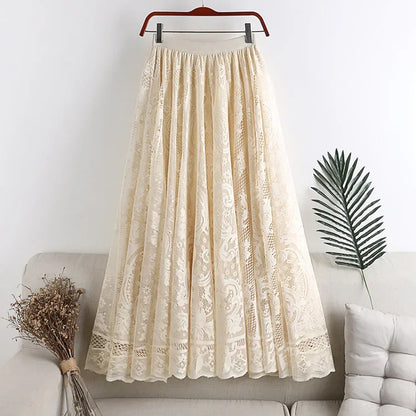 Y2k Skirt Fashion Clothes Vintage Long Skirt