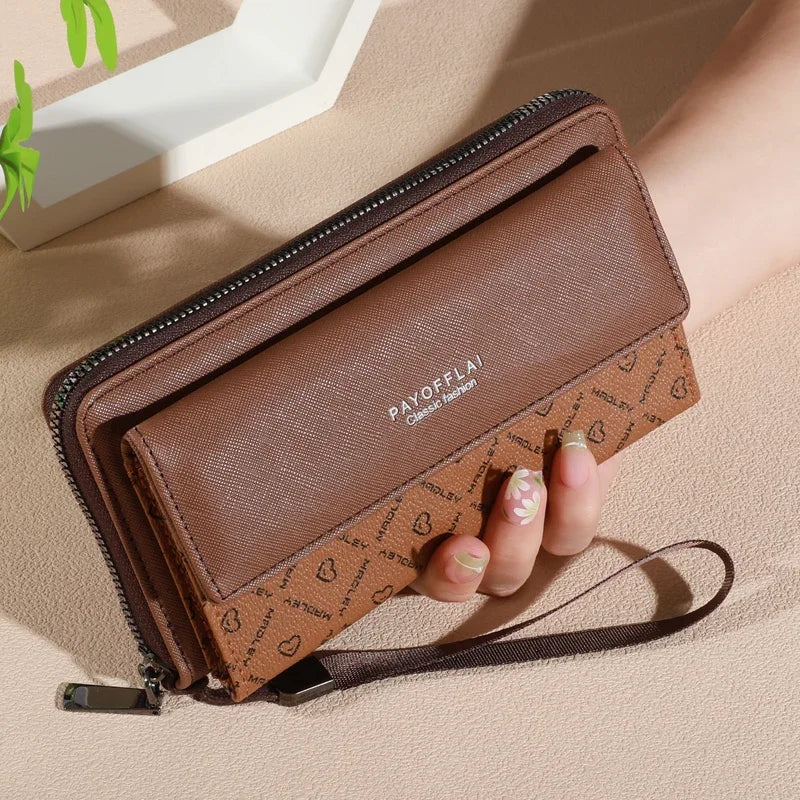 1pc Classic women's Faux Leather Wallet