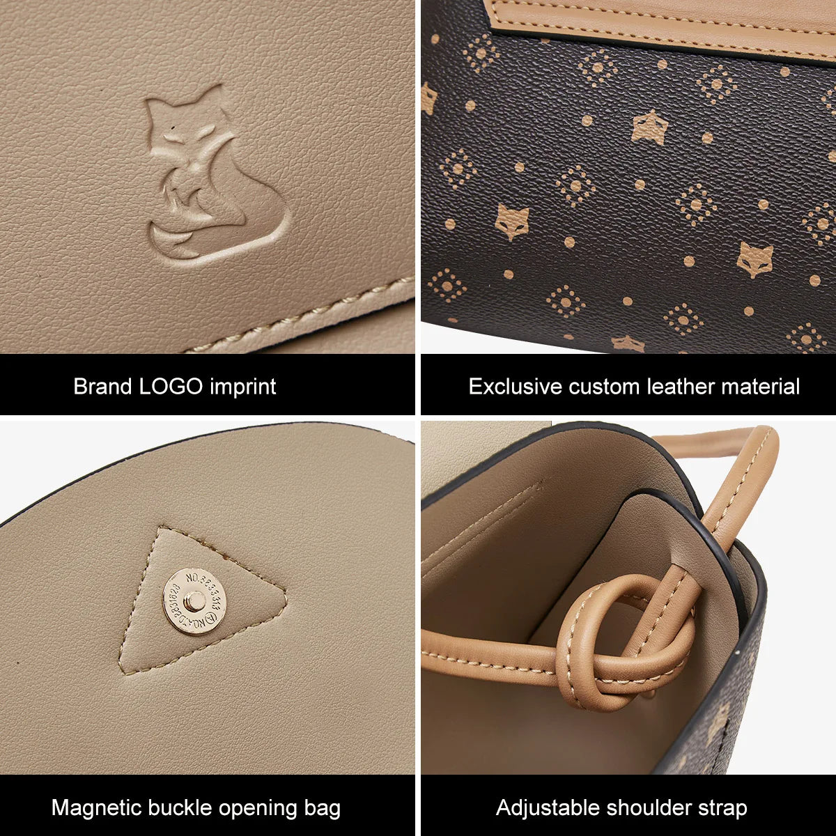 Leather Shoulder Small Flap Bag for Women