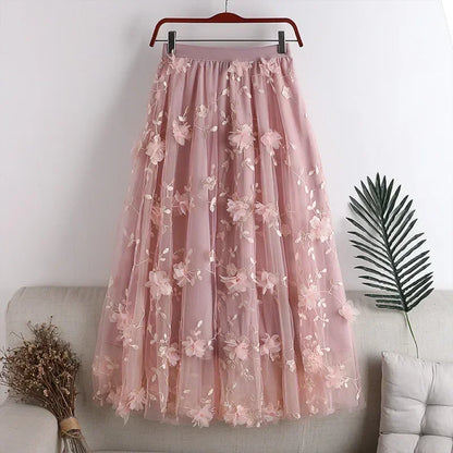 Y2k Skirt Fashion Clothes Vintage Long Skirt