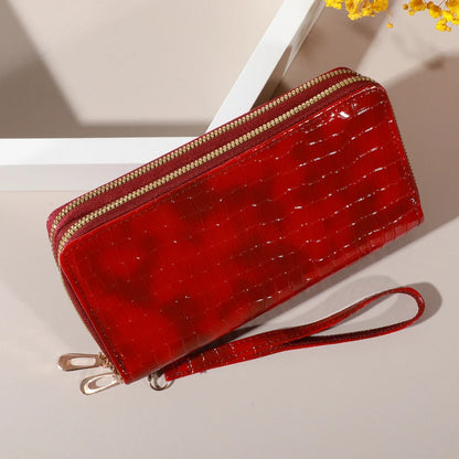 Chic Vintage Double Layer Clutch Wallet