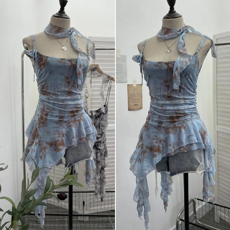 New Women's Vintage Tie-dye