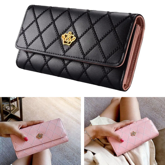 Black Long Wallets for Women