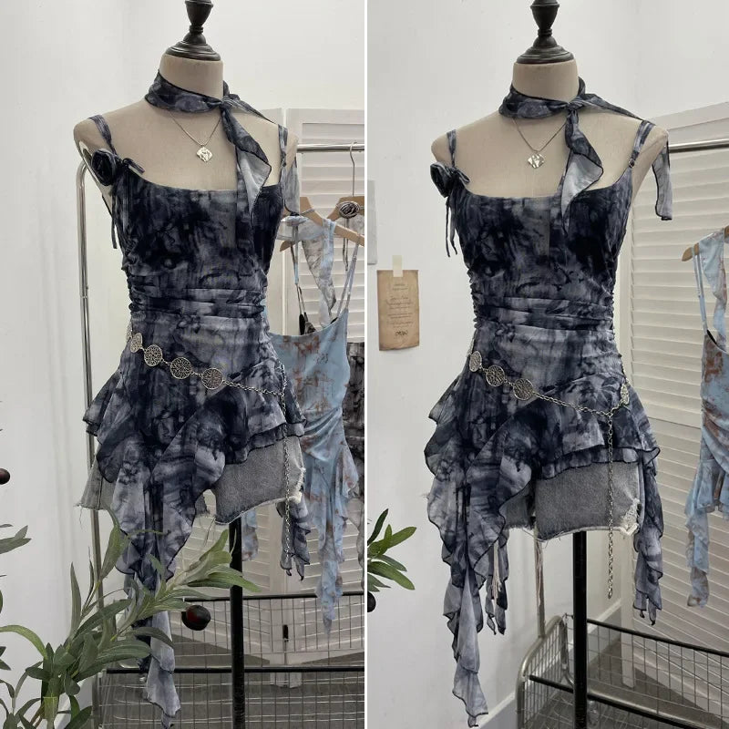 New Women's Vintage Tie-dye
