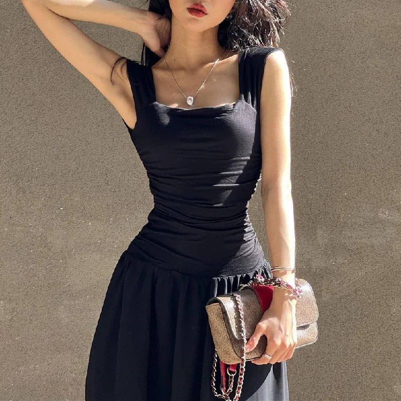 WhereMery Elegant Slip Long Dresses Sexy Women