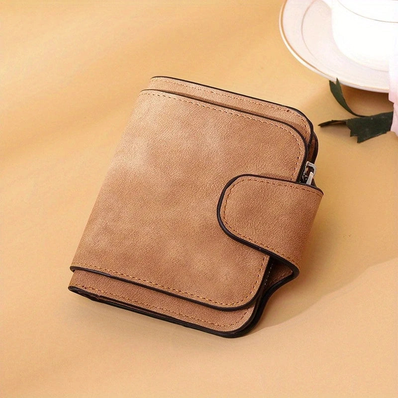 Women Wallet Frosted Leather