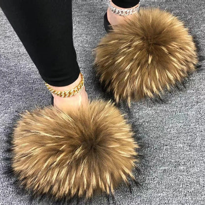 Fur Slippers Summer