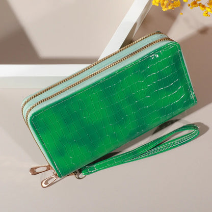 Chic Vintage Double Layer Clutch Wallet