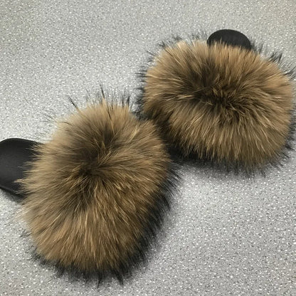 Fur Slippers Summer