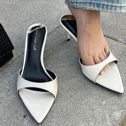 Female Red Footwear Heels Shoes