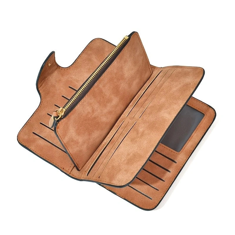 Women Wallet Frosted Leather