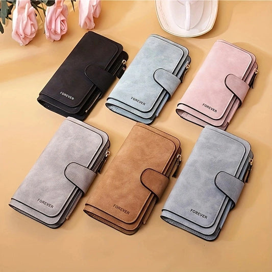 Women Wallet Frosted Leather