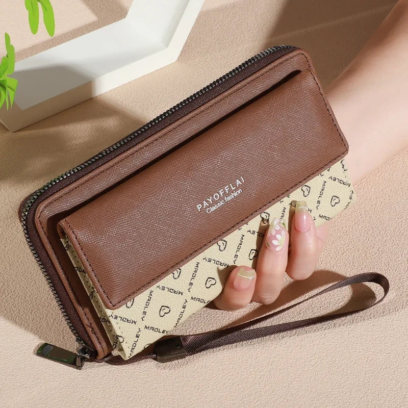 1pc Classic women's Faux Leather Wallet