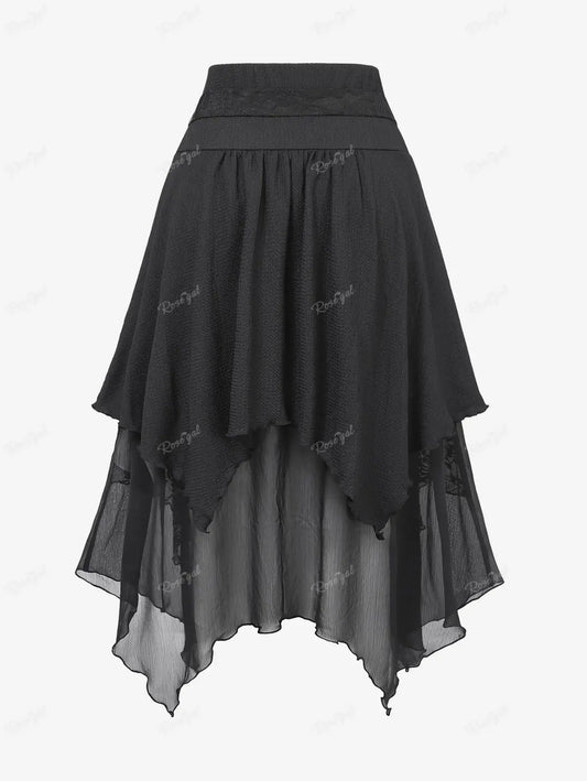 Plus Size Skirts Black
