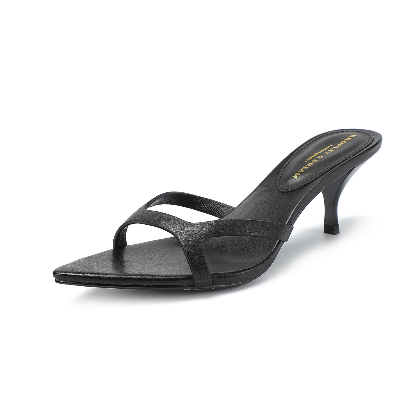 Women's mid heeled slippers