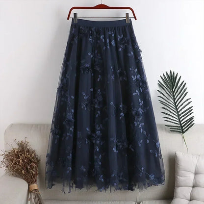 Y2k Skirt Fashion Clothes Vintage Long Skirt