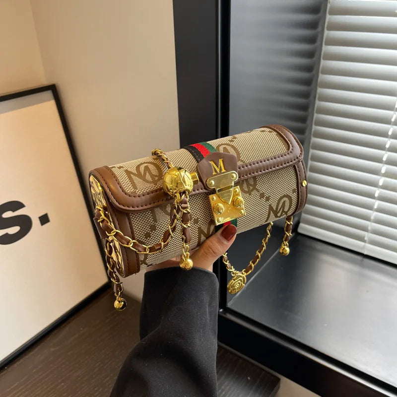 Fashion Cylinder Girls Shoulder Bag