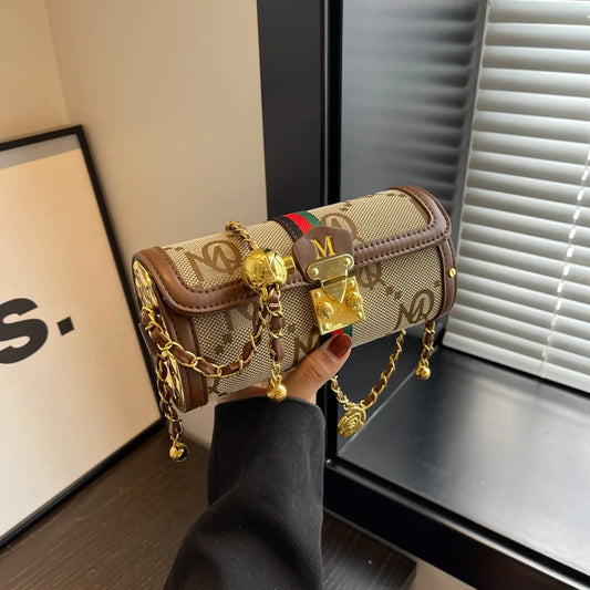 Fashion Cylinder Girls Shoulder Bag