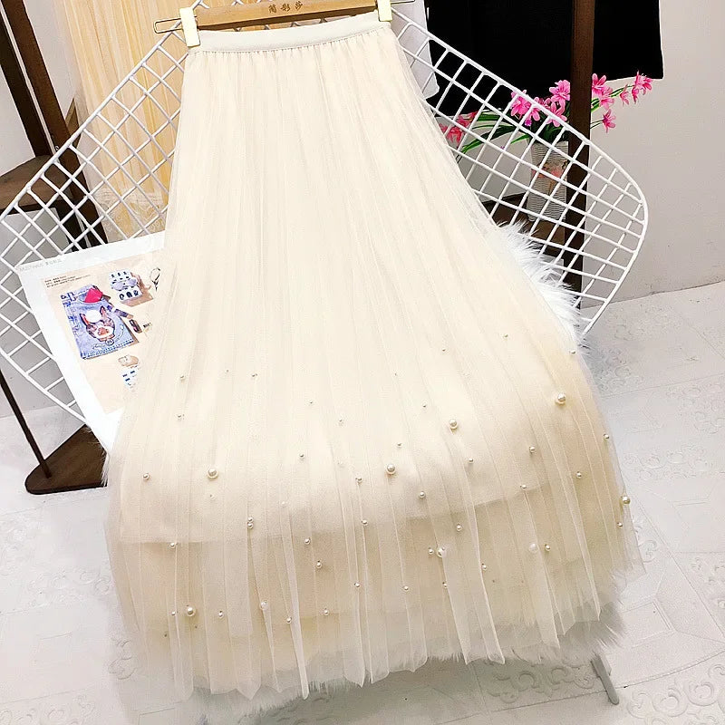Y2k Skirt Fashion Clothes Vintage Long Skirt