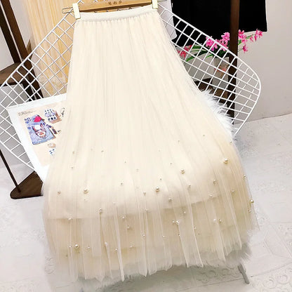 Y2k Skirt Fashion Clothes Vintage Long Skirt